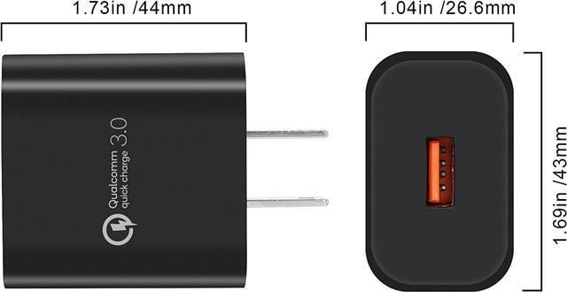 Alt view image 2 of 5 - Quick Charge 3.0 Fast Charger for LG Stylo 4 5 6, ThinQ G5 G6 G7 G8 G8X K51, V20 V30 V30S V35 V40 V50 V60 ThinQ, Velvet, 18W Travel Rapid Adapter with 5Ft USB Type C Charging Cable