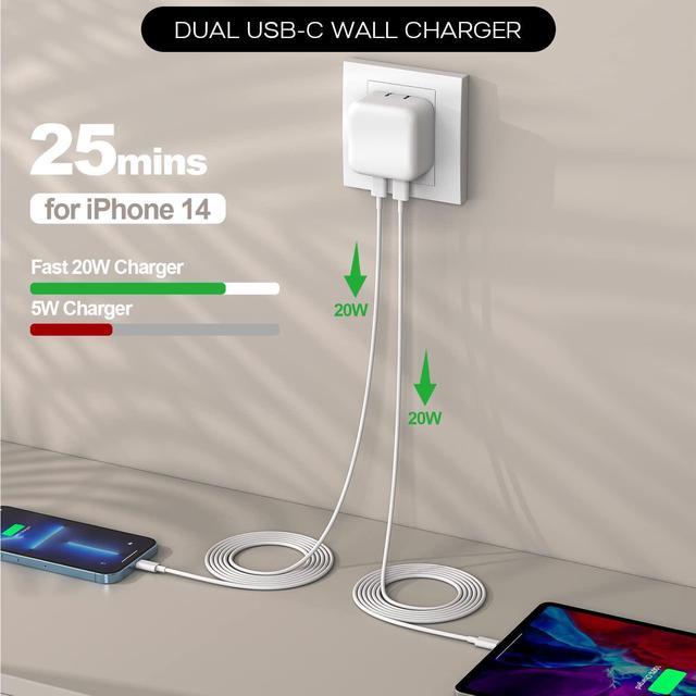 MFi-Certified For iPhone 14 Plus 13 USB Charger Cable Fast
