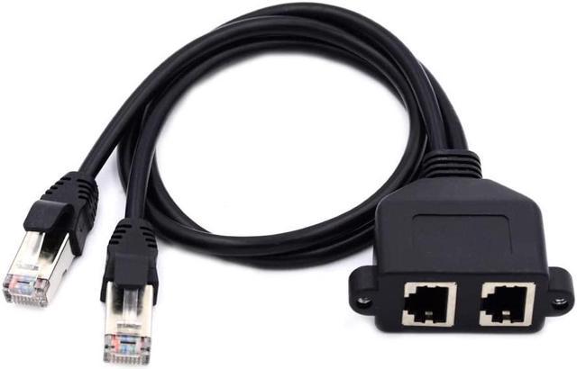 RJ45 Male to Female Ethernet LAN Network Adapter Extension Cable Cord 50cm  