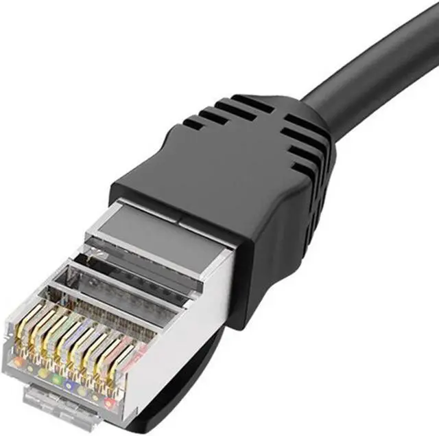 Alt view image 5 of 6 - Ethernet Extension Cable, RJ45 Male to Female Ethernet LAN Male to Female Connector Network Extension Cable RJ45 Extension Patch Cable Extender Cord (2ft/60cm) - 2Pack