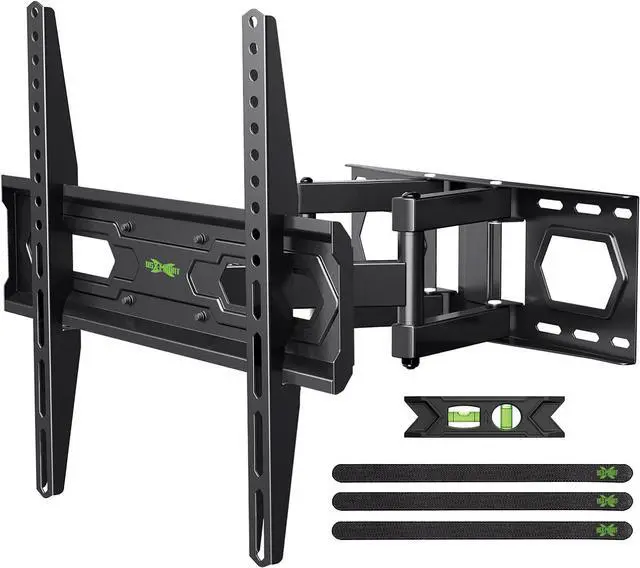 Main image of USX MOUNT Full Motion TV Wall Mount for Most 32-70 inch Flat Screen/LED/4K TVs, Swivel/Tilt TV Mount Bracket with Articulating Dual Arms, Max VESA 400x400mm, Max Load 110lbs, for 16" Wood Stud
