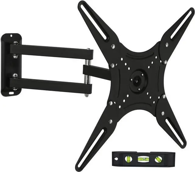Main image of Mount-It TV Wall Mount Full Motion LCD, LED 4K TV Swivel Bracket for 23-55 inch Screen Size, Compatible with VESA 400x400, 66 lbs Capacity (MI-2065L), Black