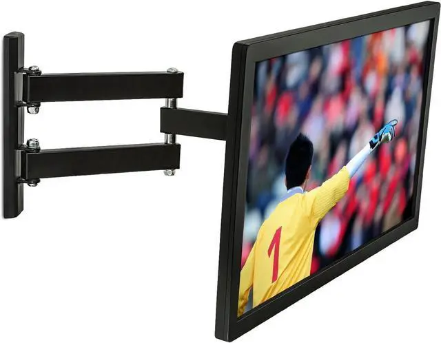 Alt view image 2 of 7 - Mount-It! TV Wall Mount Bracket Full Motion Computer Monitor Arm, Swivel Tilting Corner Bracket for 23 - 42 inch Screen LCD LED Plasma 4K Flat Panel Screen TV, up to VESA 200 66 Lb Capacity (MI-2041L)