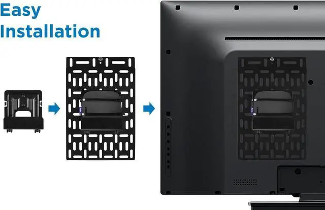 Alt view image 2 of 7 - Mount-It! Cable Box Mount Behind TV | Adjustable Universal Mounting Bracket for Streaming Devices, Router, Modem, DVD | Wall and Behind TV Compatible, Steel