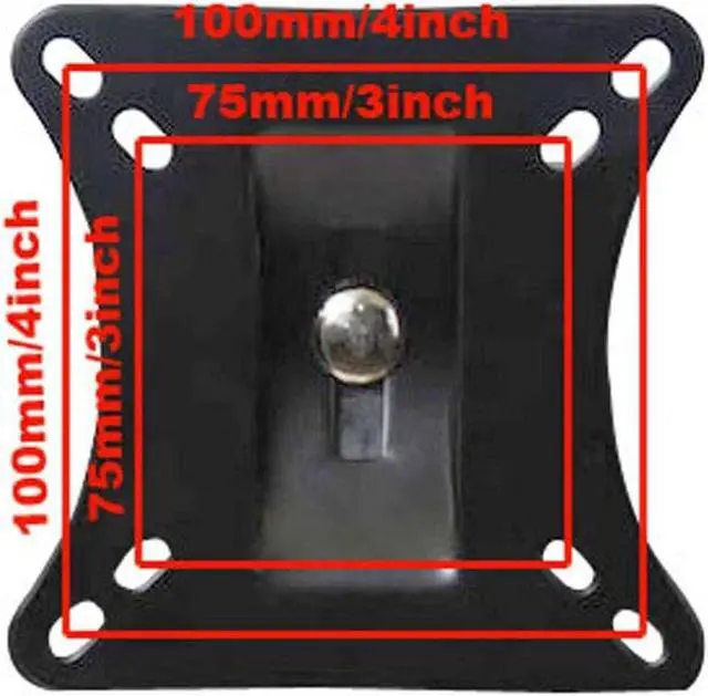 Alt view image 4 of 7 - VideoSecu TV Wall Mount Long Articulating LCD LED UHD TV Monitor Flat Panel Mount for Most 26" 27" 30" 32" 39" 40" VESA 75mm/100 mm ML513B CG5