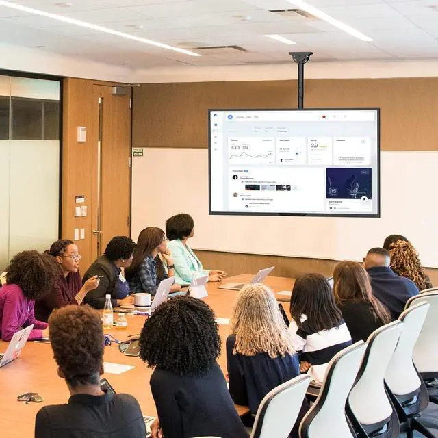 Alt view image 4 of 7 - WALI Ceiling TV Mount, Hanging TV Mount Bracket for Most 37 to 70 inch LED, LCD, OLED 4K TVs, up to 110lbs, Mounting Holes 600x400mm (CM3770), Black