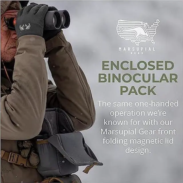 Alt view image 2 of 6 - Marsupial Gear Enclosed Binocular Pack, Ranger, Small