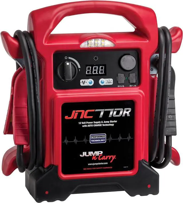 Main image of Clore Automotive Jump-N-Carry JNC770R 1700 Peak Amp Premium 12 Volt Jump Starter - Red
