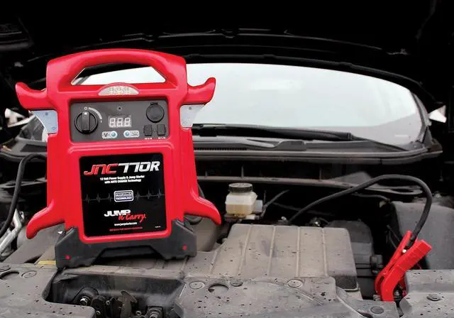 Alt view image 2 of 5 - Clore Automotive Jump-N-Carry JNC770R 1700 Peak Amp Premium 12 Volt Jump Starter - Red