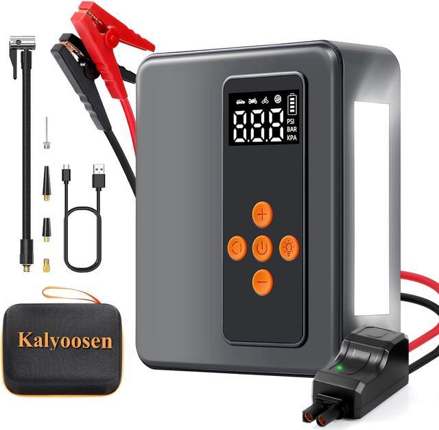Kalyoosen 8000A Car Battery Jump Starter with Air Compressor (All