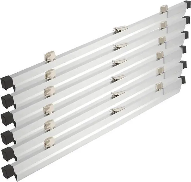 Main image of Blueprint Holder 18 Inch Set of 6 Clamps For Construction Plan, Architectural Drawings, And Blueprints Heavy Duty Clips - PC618