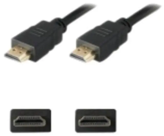 Alt view image 3 of 16 - 5Pk 35Ft Hdmi 1.3 Male To Hdmi 1.3 Male Black Cables For Resolution Up To 2560X1600 (Wqxga)