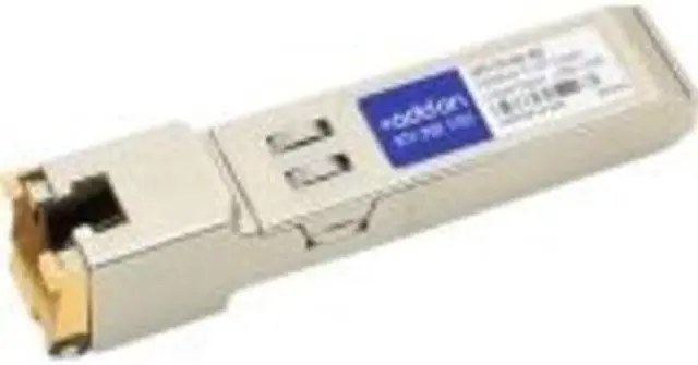 Main image of AddOn Aruba Networks SFP-TX-AU Compatible TAA Compliant 10/100/1000Base-TX SFP Transceiver (Copper, 100m, RJ-45)