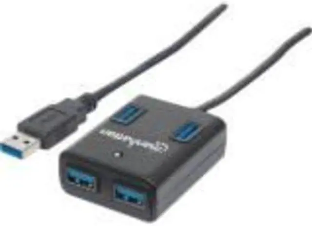 Alt view image 4 of 14 - MANHATTAN 162296 SuperSpeed USB 3.0 Hub