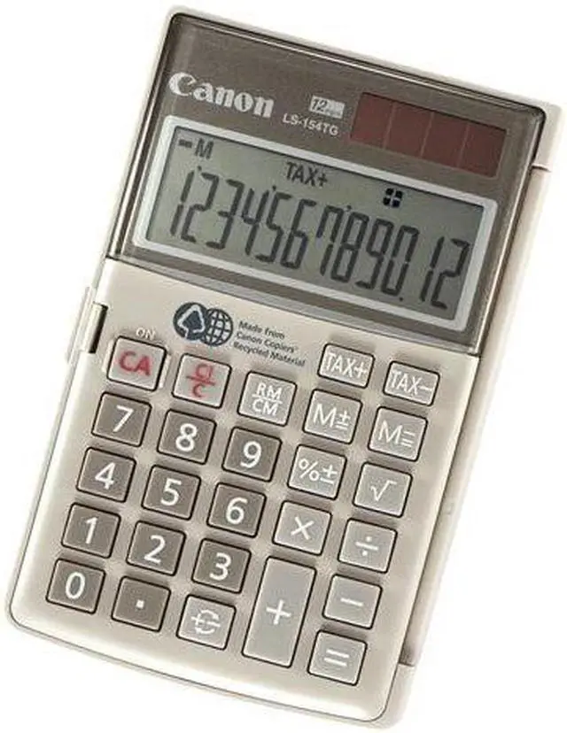 Alt view image 2 of 5 - Canon LS-154TG Handheld Calculator