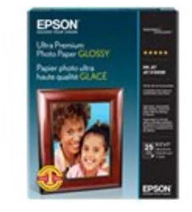 Alt view image 9 of 11 - Epson Ultra Premium Photo Paper - 8" x 10" - 305g/m? - Glossy - 96 ISO Brightness - Bright White