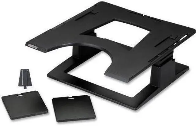 Alt view image 2 of 3 - 3M LX500 3M Notebook Stand - 13.9" Height x 9.1" Width x 14.1" Depth - Black