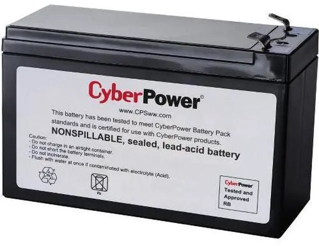 Alt view image 8 of 12 - CYBERPOWER RB1270B Crtrdg12V 7AH UPSBtry CP600LCD