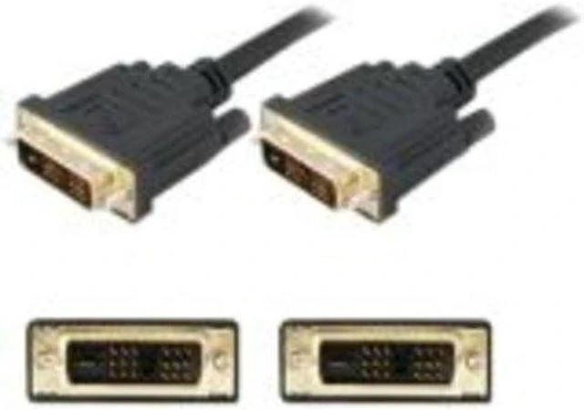 Alt view image 4 of 9 - AddOn DVID2DVIDSL15F AddOn 4.57m (15.00ft) DVI-D Single Link (18+1 pin) Male to Male Black Cable - 100% compatible with select devices.
