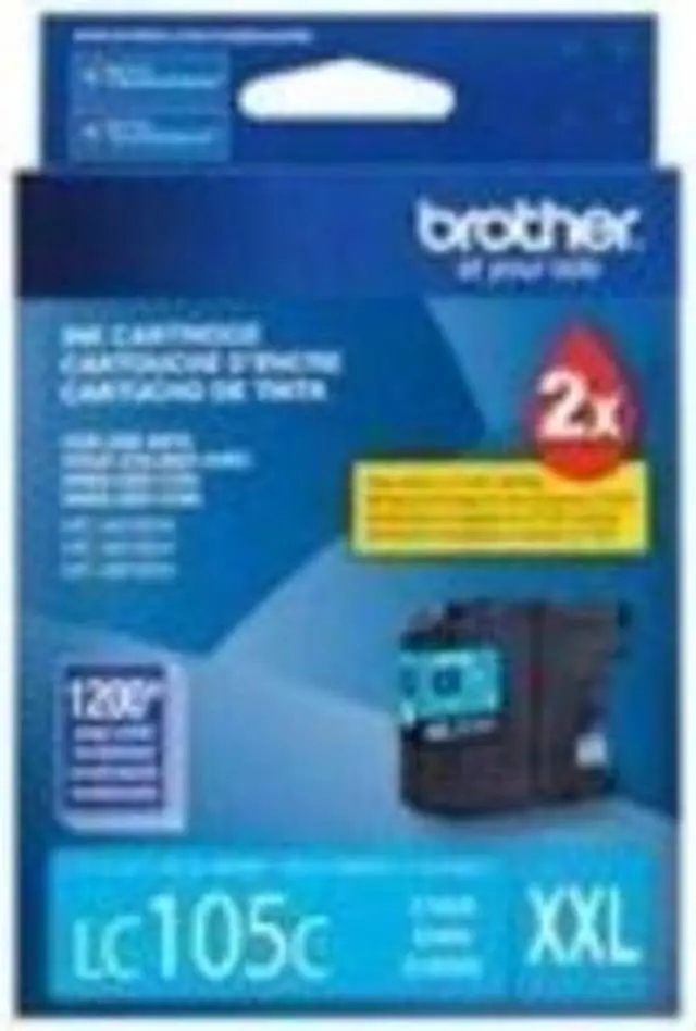 Alt view image 5 of 10 - Brother Innobella LC105CS Ink Cartridge - Cyan