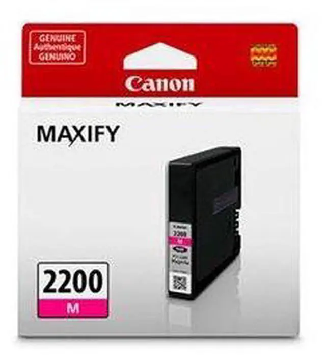 Alt view image 3 of 16 - Canon PGI-2200 Magenta Pigment Ink Tank #9305B001