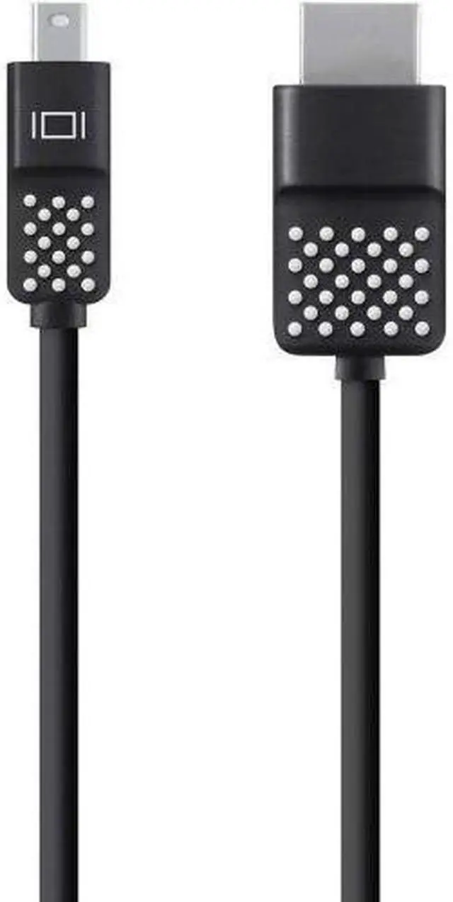Alt view image 2 of 11 - Belkin F2CD080bt12 Mini Displayport To Hdtv Cable - Video Cable - Displayport / Hdmi - Hdmi (M) To Mini Displayport (M) - 12 Ft - Black - 4K Support
