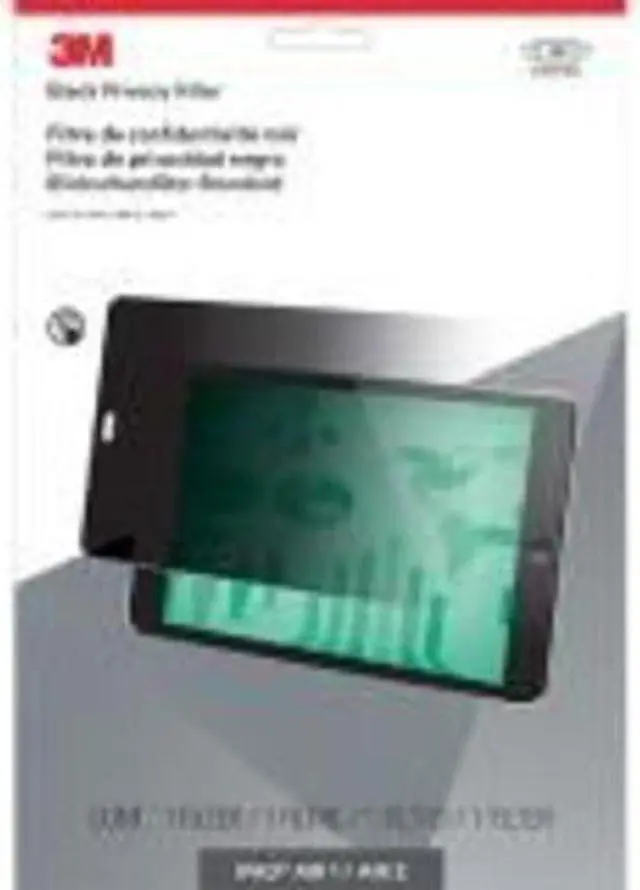Alt view image 4 of 13 - 3M™ Privacy Filter for Apple®; iPad Air®; 1/2/Pro®; 9.7 Landscape - For 9.7" iPad