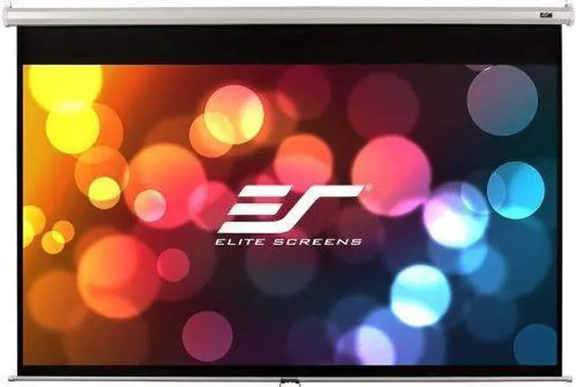 Alt view image 2 of 11 - Elite Screen M113NWS1 Manual Series 113"(1:1) MaxWhite Projector Screen