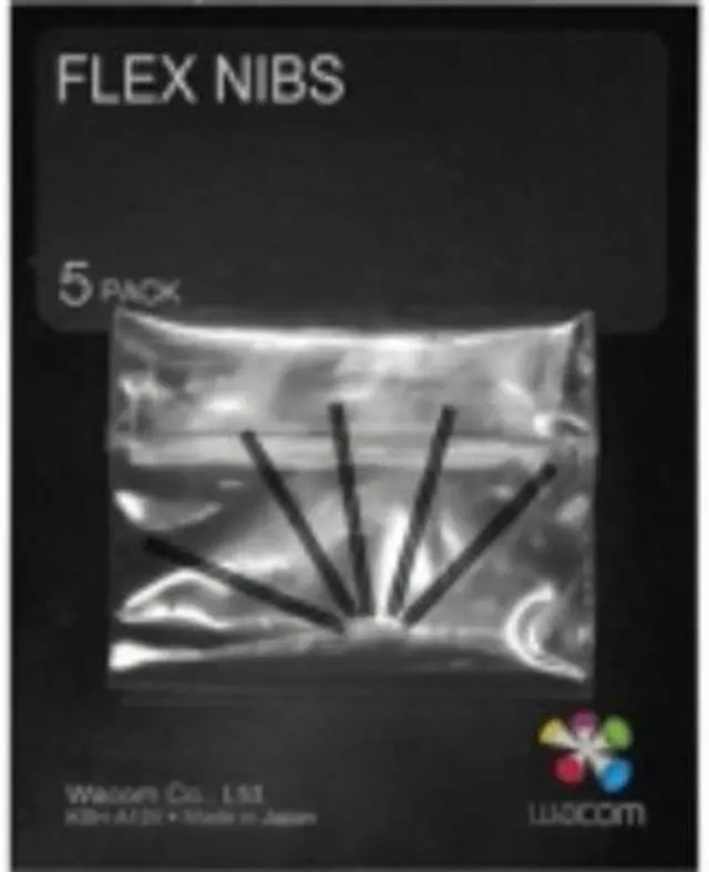 Alt view image 3 of 8 - Wacom Bamboo Flex Nib Set (5 Pack) For CTL, CTH, CTE, MTE, INTUOS4
