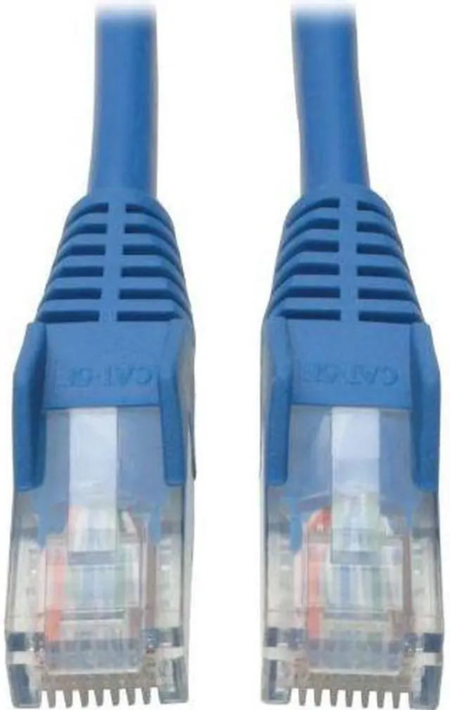 Main image of Tripp Lite N001-035-BL Cat5E 350 Mhz Snagless Molded Utp Patch Cable (Rj45 M/M) , Blue, 35 Ft. - Patch Cable - Rj-45 (M) To Rj-45 (M) - 35 Ft - Utp - Cat 5E - Ieee 802.3Ab/Ieee 802.5 - Molded, Snagle