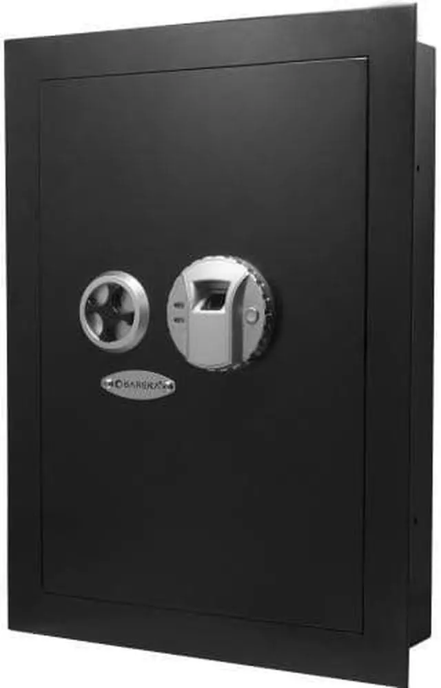 Alt view image 10 of 19 - Barska Black Biometric Wall Safe