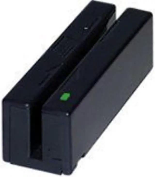 Alt view image 2 of 4 - MagTek USB HID 3-Track Mini Swipe Card Reader (Black)