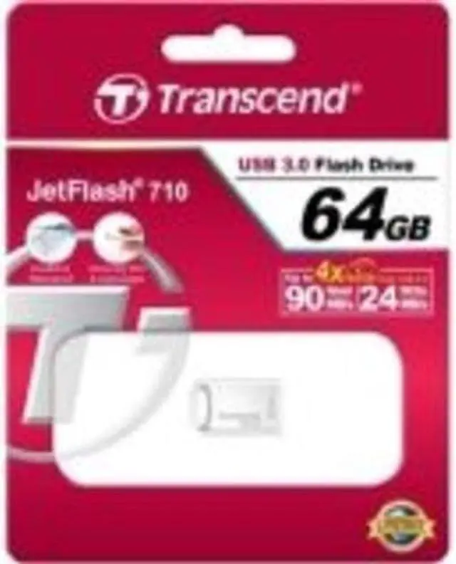 Alt view image 9 of 11 - Transcend 64GB JetFlash 710 USB 3.1/3.0 Flash Drive (TS64GJF710S)