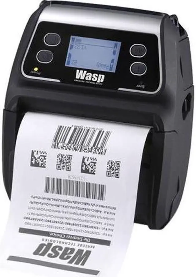 Alt view image 4 of 5 - Wasp WPL4M 4" Mobile Direct Thermal Barcode Label Printer, 203 dpi, USB 2.0, Wi-Fi 802.11 a/b/g/n - 633809003424