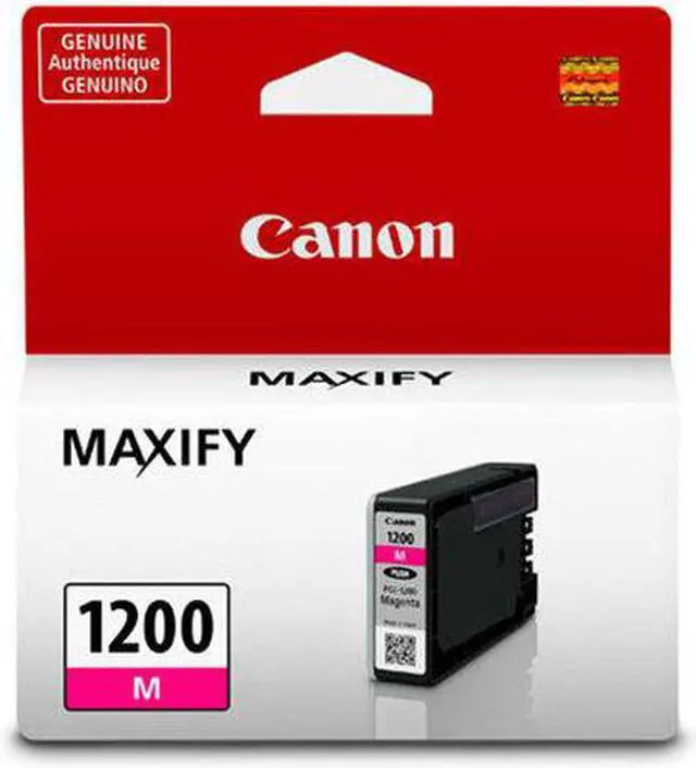 Alt view image 8 of 11 - Canon PGI-1200 M (9233B001) Ink Cartridge, 300 page yield; Magenta