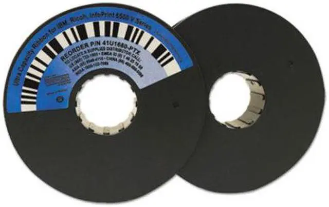 Alt view image 5 of 9 - PRINTRONIX 41U1680-PTX PRINTRONIX LLC, 6500 ULTRA CAPACITY SPOOL RIBBON, 6 PACK. YIELDS 81M CHARACTERS.