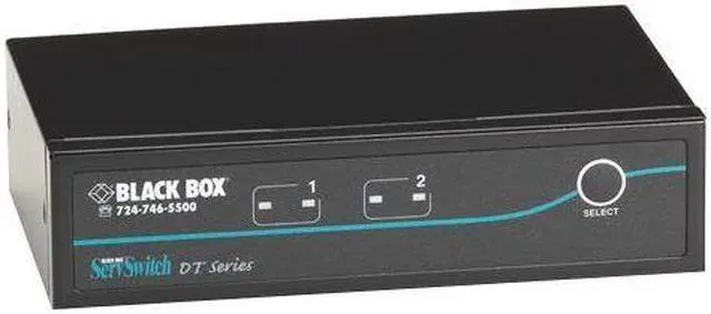 Alt view image 2 of 13 - Black Box Servswitch Dt Dvi 2-port With Emulated U