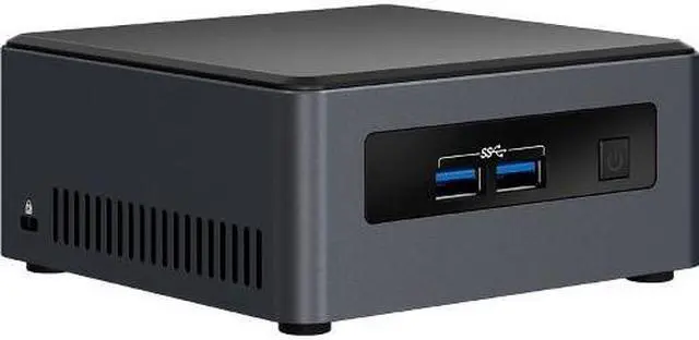 Alt view image 4 of 11 - Intel NUC (Next Unit of Computing) BLKNUC7i3DNH1E Black Mini / Booksize Barebone System