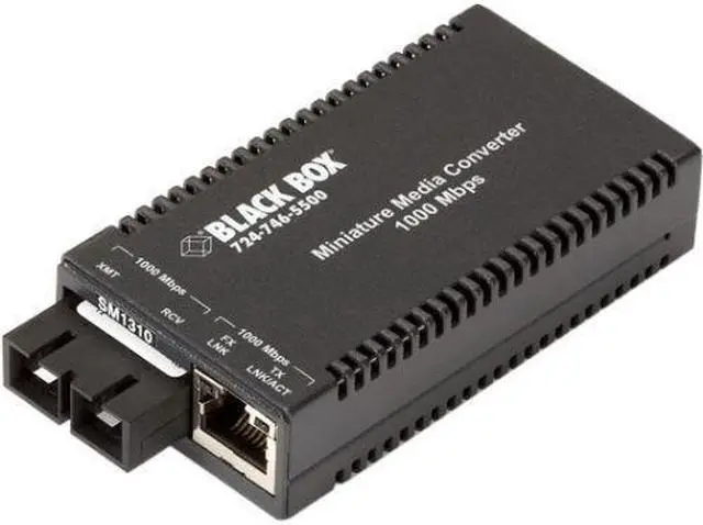Alt view image 2 of 7 - Black Box MultiPower LGC011A-R2 Transceiver/Media Converter