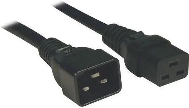 Alt view image 5 of 19 - Tripp Lite Heavy-Duty Power Extension Cord, 15A, 14 AWG (IEC-320-C19 to IEC-320-C20), 6 ft. (1.8 m) (P036-006-15A)