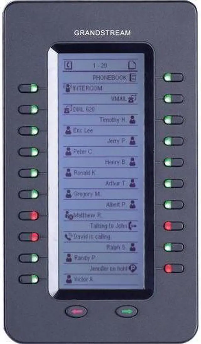 Alt view image 7 of 8 - Grandstream GS-GXP2200EXT Expansion Module for VoIP Phone