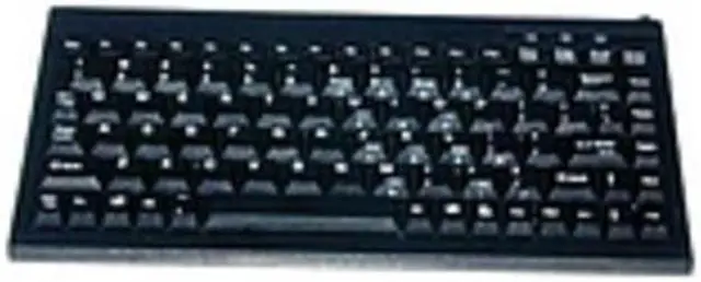 Alt view image 6 of 10 - SolidTek KB-595BU Solidtek Mini 88 Keys POS Keyboard Black USB KB-595BU - USB - 88 Key - PC - QWERTY