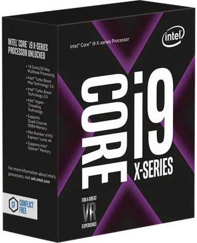 Alt view image 2 of 6 - Intel OEM Core i9-7900X Processor 10 Cores, 13.75M Cache, up to 4.3 GHz
