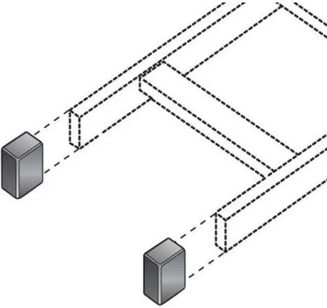 Alt view image 4 of 13 - BLACK BOX NETWORK SERVICES - LADDER RACK END CAP KIT (2 CAPS)