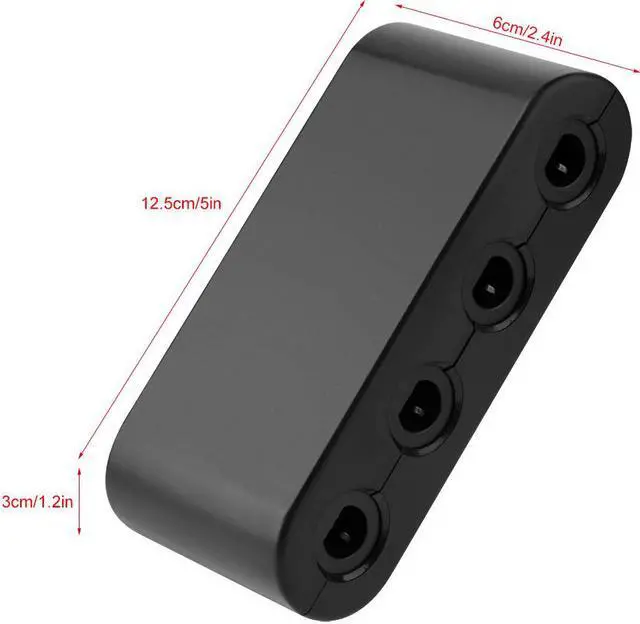 Alt view image 5 of 7 - E-NET Gamecube Controller Adapter, 4 Ports for Gamecube Controller USB Adapter Converter for Wii U PC NGC & PC Game Accessory, Support Windows XP, Vista, for Windows 7/8, 32-bit and 64-bit