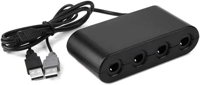 Alt view image 6 of 7 - E-NET Gamecube Controller Adapter, 4 Ports for Gamecube Controller USB Adapter Converter for Wii U PC NGC & PC Game Accessory, Support Windows XP, Vista, for Windows 7/8, 32-bit and 64-bit
