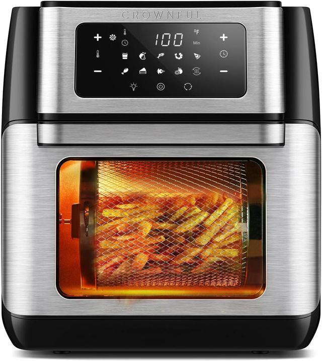 8-in-1 Convection Air Fryer Toaster Oven with 5 Accessories and Recipe