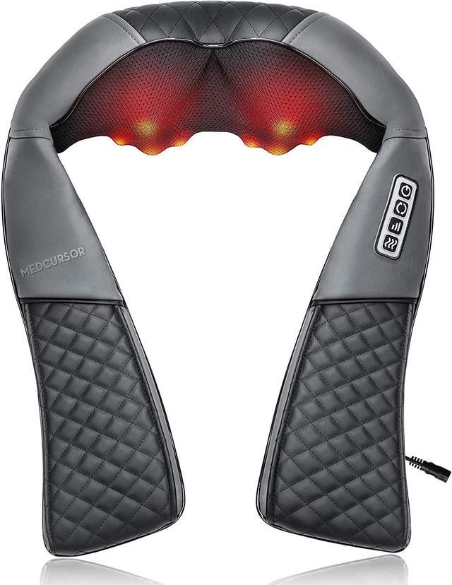 Shiatsu Neck and Back Massager with Soothing Heat, Electric Deep