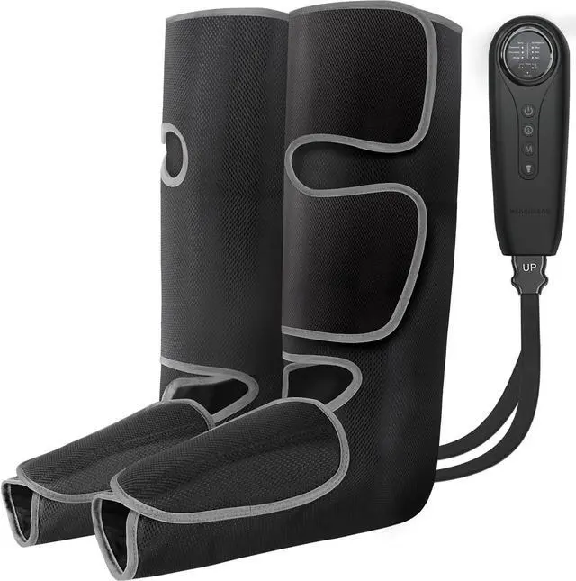 Main image of Medcursor Air Compression Leg Massager , Calf and Foot Massager for Circulation and Fatigue Relief, Home Office Use - 3 Modes, 3 Intensities