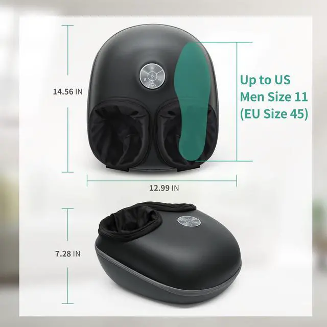 Alt view image 7 of 7 - Medcursor Foot Massager with Heat, Shiatsu Deep Kneading Machine, Smart APP Mobile Control, Delivers Relief for Tired Muscles and Plantar, Multi-Level Settings & Adjust for Home and Office Use